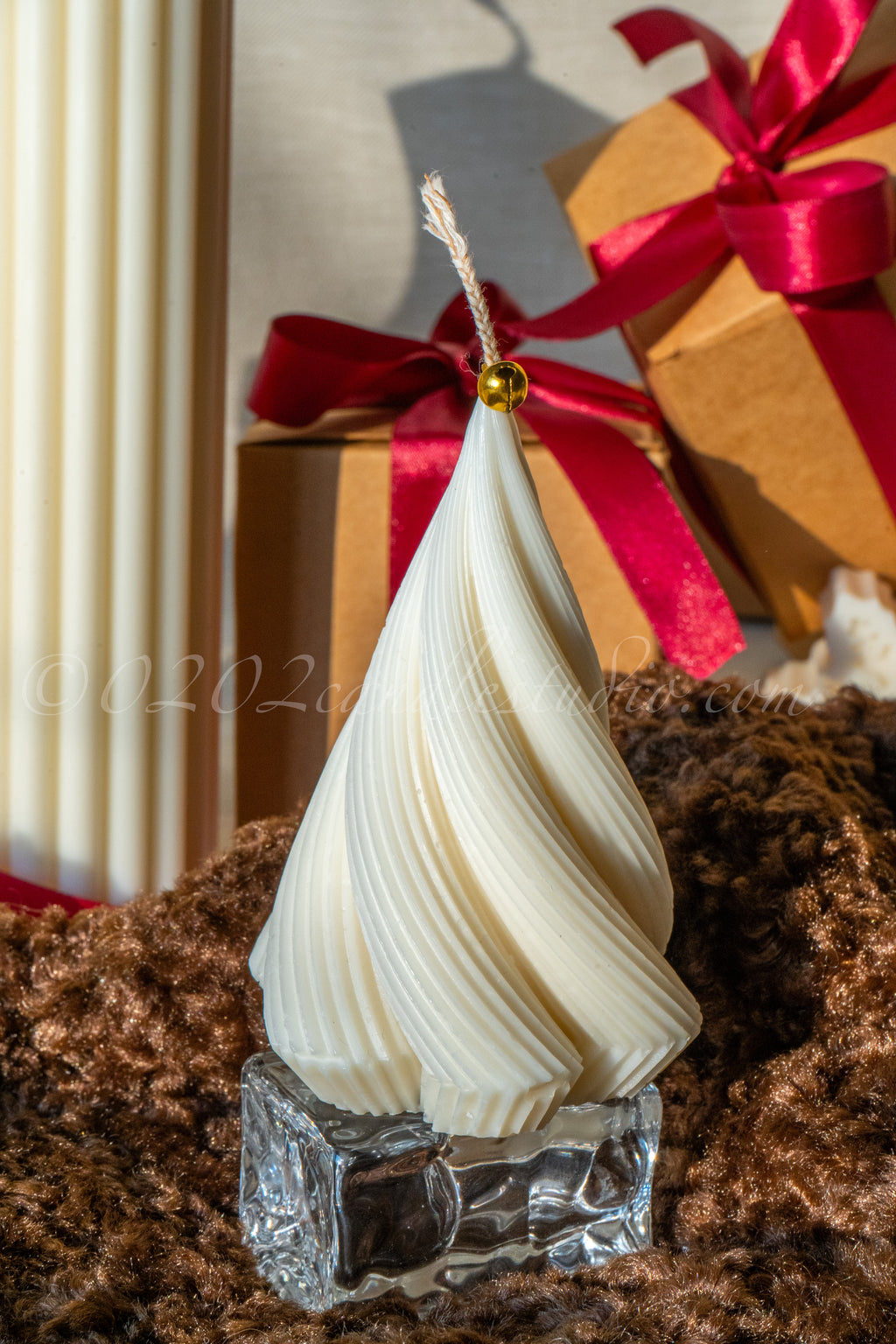 Christmas Tree - Spiral Candle