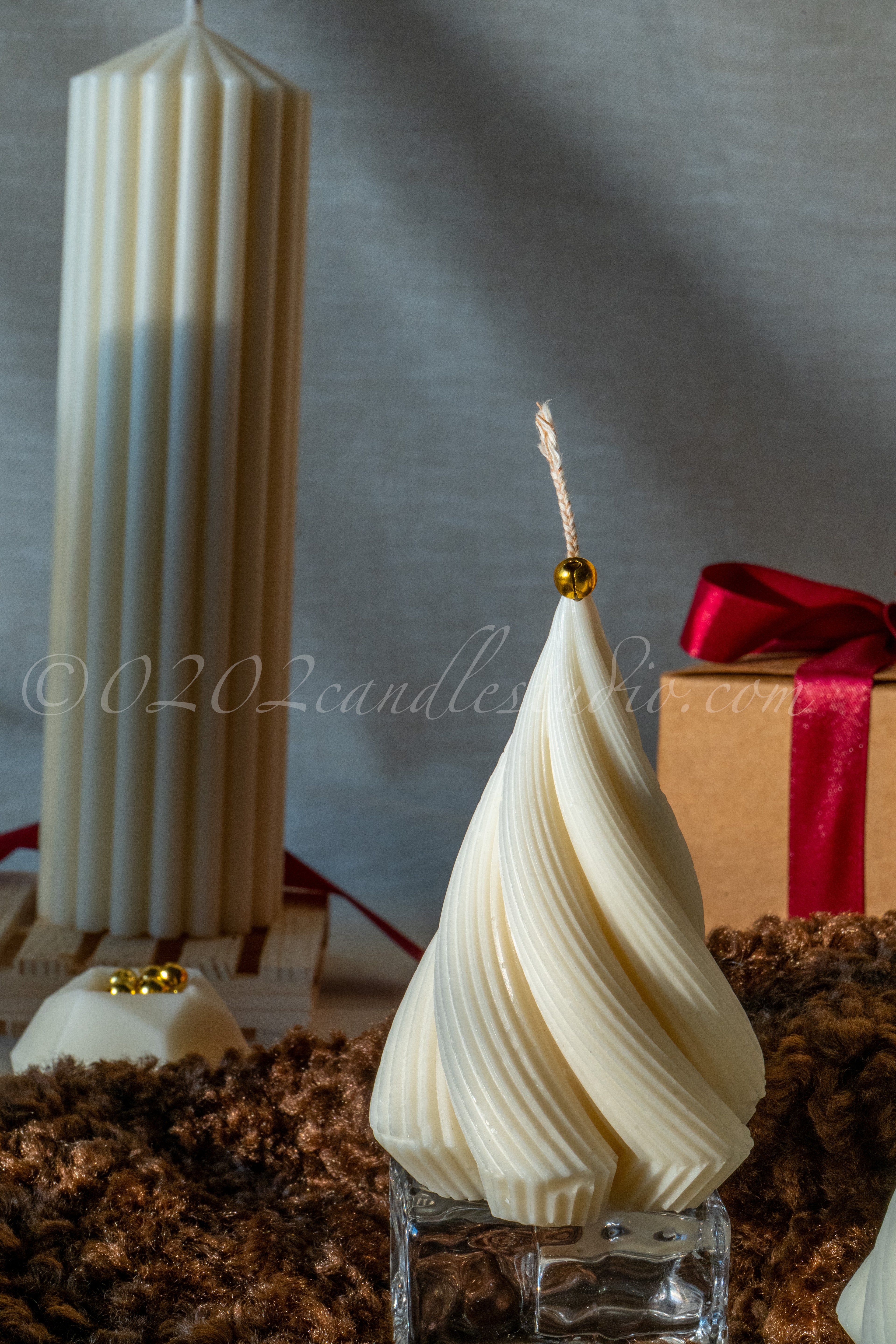 Christmas Tree - Spiral Candle
