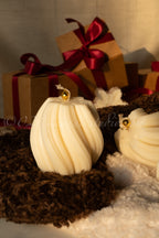 Swirl Pillar Candle- Medium